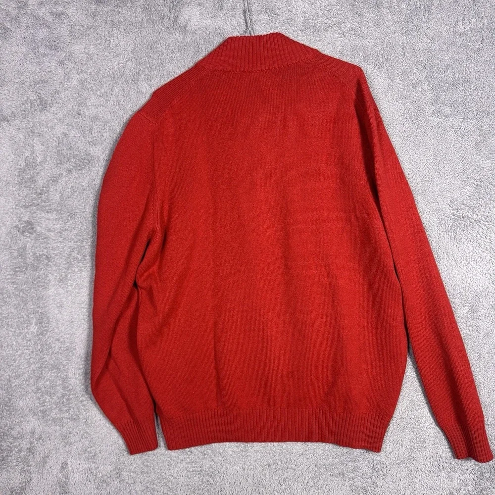 Gran Sasso Sweater Mens XL Wool Cashmere 1/4 Zip Pullover Jumper Italy Knit